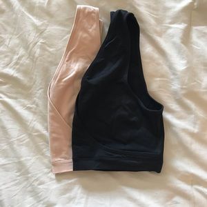 Gilligan & O'Malley Pink and Black Bras